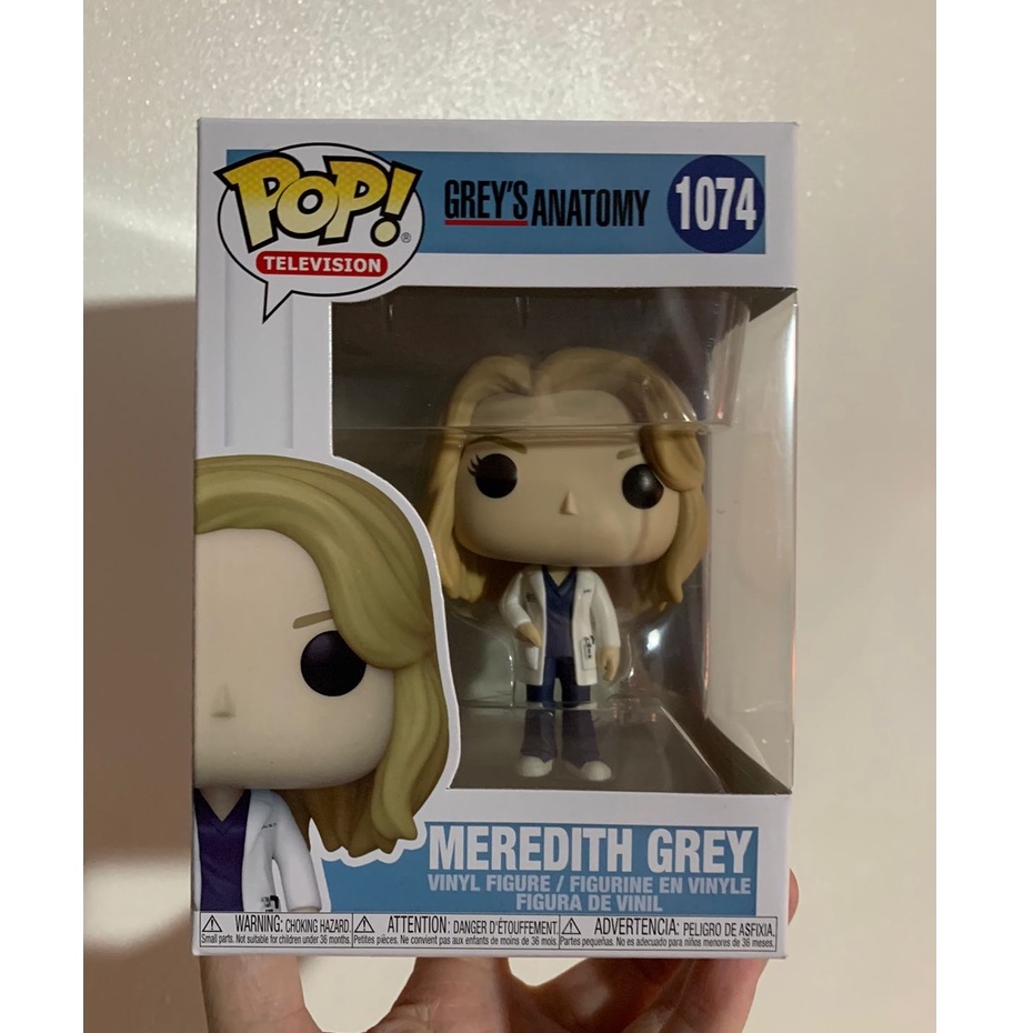 Funko Pop Grey's Anatomy Meredith Grey 1074 Shopee Brasil