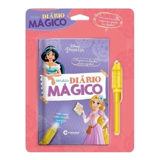 Diario Menina Princesas Disney Com Caneta Magica Infantil Culturama