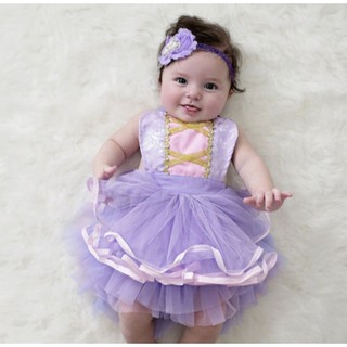 Vestido Bebê Princesa Bordado - Emfantasy