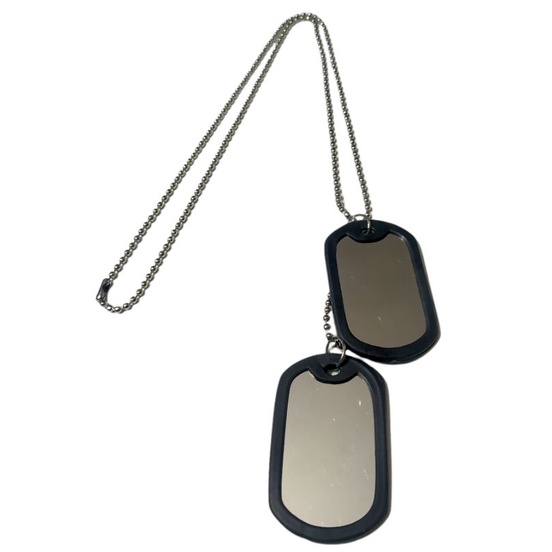 COLLANA PIASTRINA DI Riconoscimento Esercito Italiano Forze Armate Dog - Foto 12