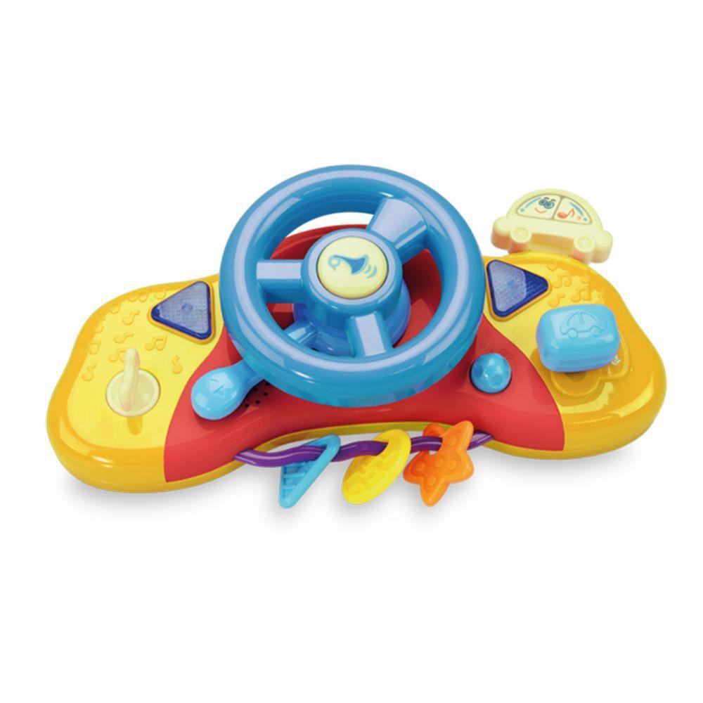 Brinquedo do volante do carro, Volante Para Carrinho, Brinquedo musical  educativo para bebê com luz e som para brincar de faz de conta, jogo  educativo para presente de aniversário Sritob : 