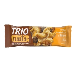 12 BARRAS DE CEREAIS TRIO NUTS 25G BANANA