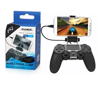 Clip de montagem do suporte do grampo do telefone celular Gamepad Adequado para Sony Playstation4 PS4 Suporte do controlador PS4 Suporte do telefone celular PS4 com cabo OTG