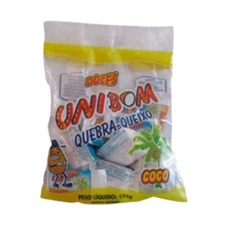 Doce de coco Quebra queixo 125g Unibom direto de Sergipe Original
