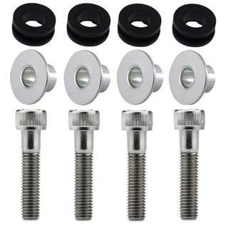Kit 4 coxim parafusos inox buchas fixação paralama dianteiro CG125 CG150 CG160 Fan Titan CBX250 CB250F Twister CB300