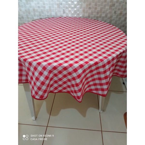 LIUYI Estilo rural simples e generoso toalha de mesa de jantar em casa  restaurante retangular/redondo piquenique xadrez pano toalha de mesa xadrez  vermelha (cor: 1, tamanho: quadrado 140x140cm)