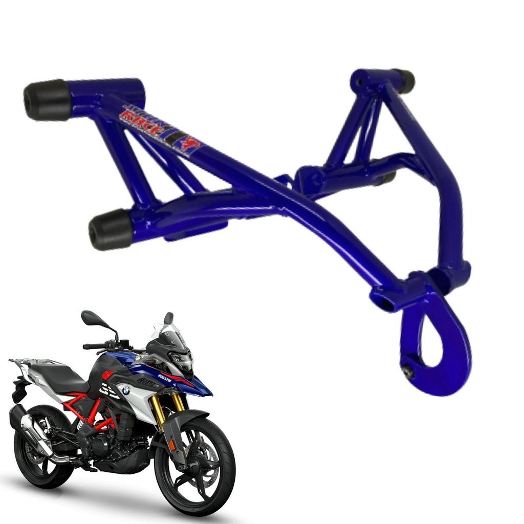 PROTETOR MOTOR STUNT RACE CAGE BMW G310 GS AZUL METÁLICO