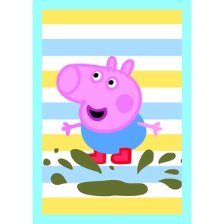 Quadro decorativo A4 Desenho Peppa Pig Serie