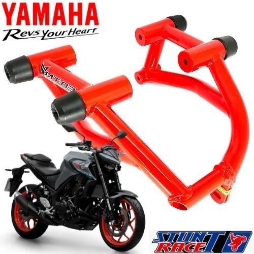 Protetor Motor Yamaha Mt 03 Mt03 Ice Fluor Stunt Race / Cage