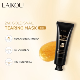 Máscara Facial Para Cravos Em Ouro 24k Caracol Laikou Proes 50g