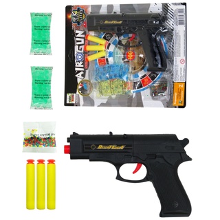 Brinquedo Infantil Arma Pistola Com Dardos e Bolinhas De Gel