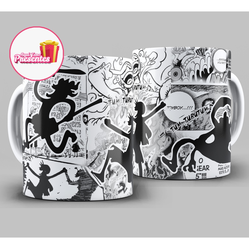 Caneca One Piece Personalizada de Porcelana do Mangá Anime Presente Xícara  Cerâmica Quadrinho Filme Série Personagens no Shoptime