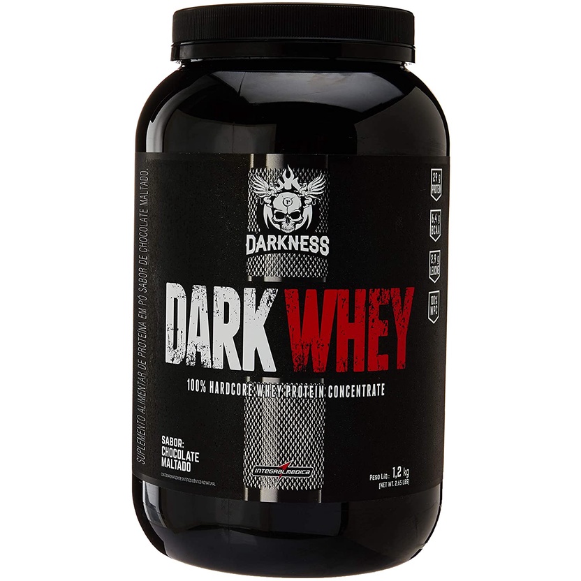 Dark Whey 100% Chocolate Maltado 1, 2Kg, Darkness