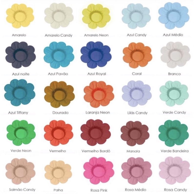 50 Forninhas para doces finos flor margarida casamento aniversário cores a escolha OFF//