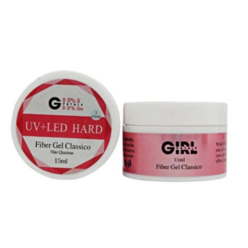 Fiber Gel Girl Fatale Led Uv 15ml Unhas Gel Acrigel Original Manicure