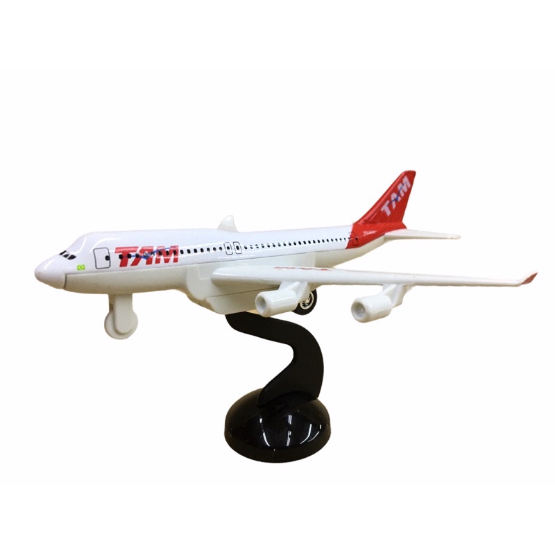 Miniatura Avião Aeronave Tam Airbus A380 Metal Tem Fricção
