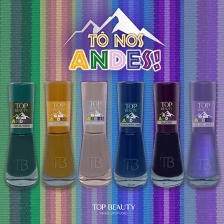 Kit Com 6 Esmaltes Coleção To Nos Andes Top Beauty