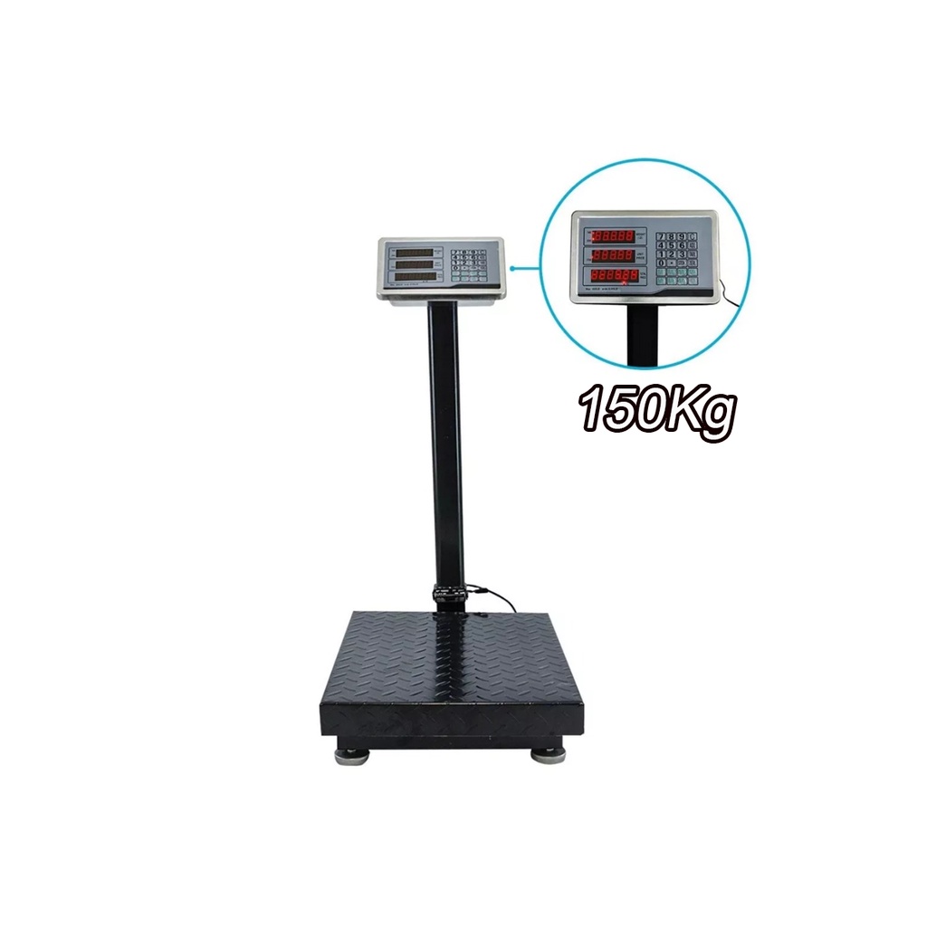 Balança De Plataforma Digital 150Kg Com Bateria