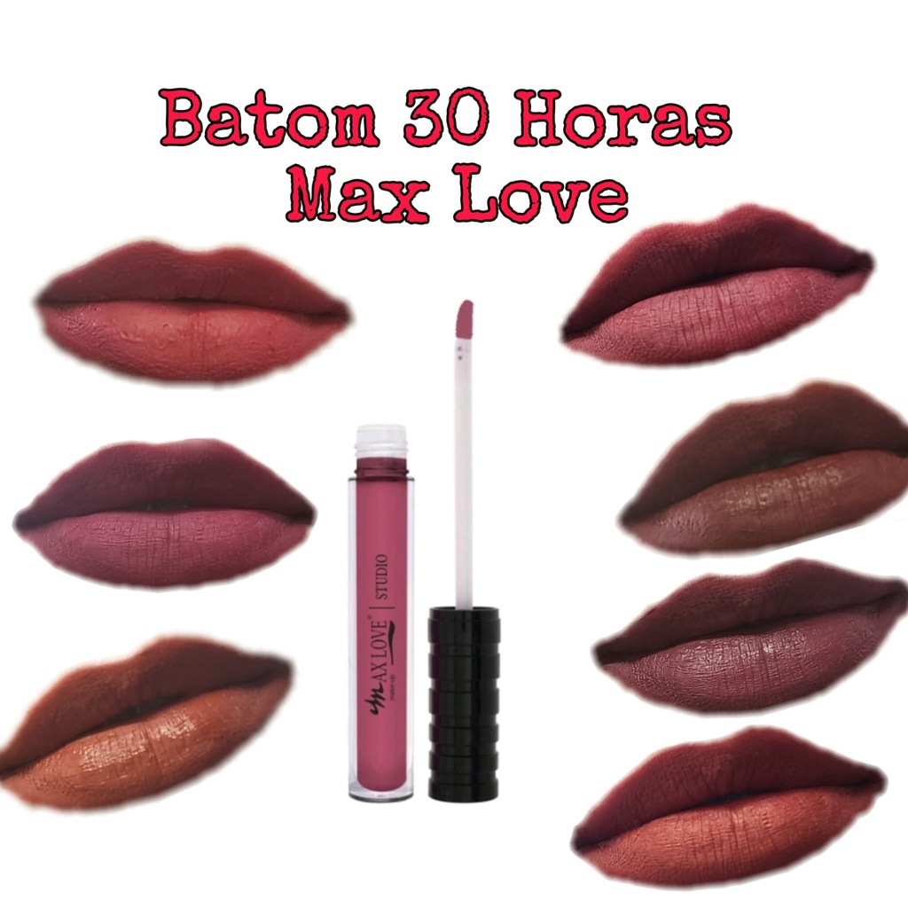 Batom da Max Love 30 Horas | Shopee Brasil
