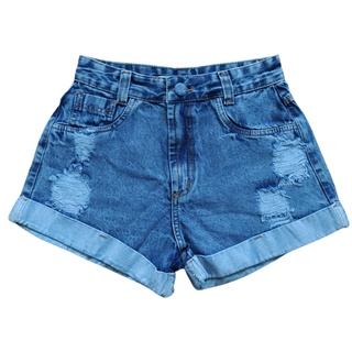 93721 - short jeans curto cintura alta - 93721 - short jeans curto cintura  alta online - ON-LINE