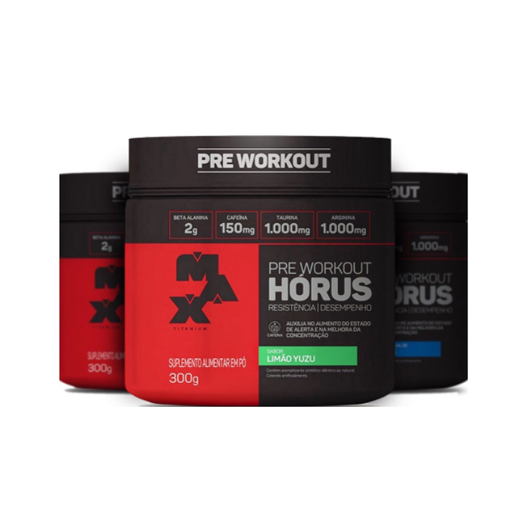 Pré-Treino Horus - 300g (Max Titanium)