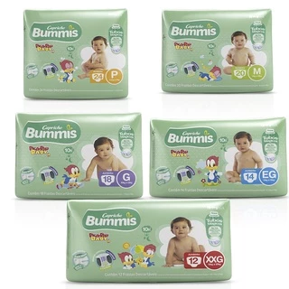 Fralda Capricho Bummis Pica-pau Com Tubos Mágicos Com Elástico