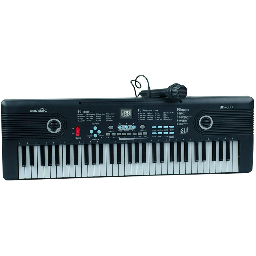 Brinquedo Infantil Teclado Piano Musical com Karaoke - Chic Outlet