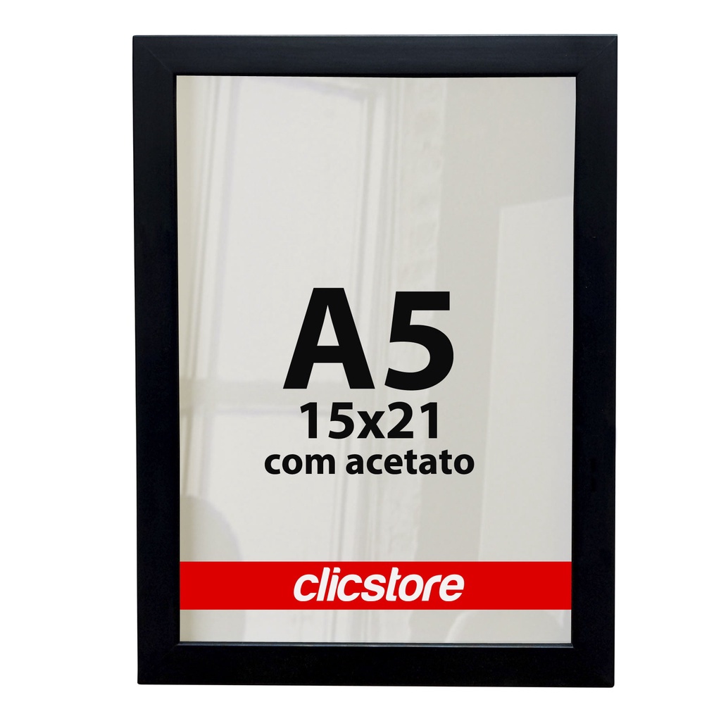 Moldura A5 15x21 Quadro Foto Acetato Poster