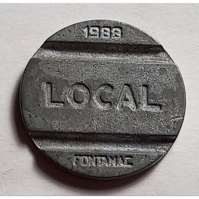 Brasil, ficha telefônica LOCAL, Fontamac, 1986 – Numismática Imperium