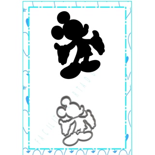 cortador silhueta mickey