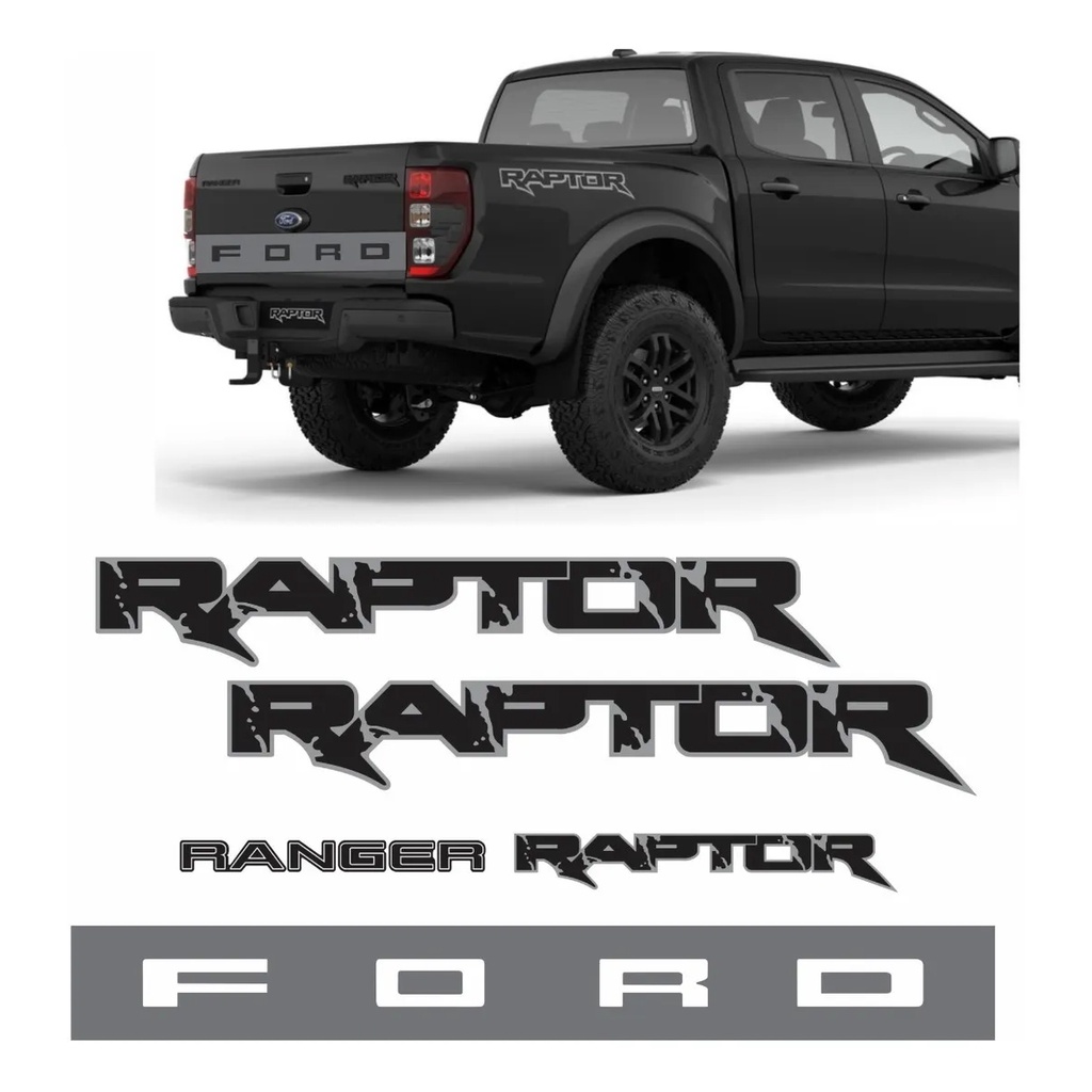 Kit Adesivos Ford Ranger Raptor Emblema Traseira | Shopee Brasil