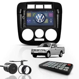 Kit Central Multimídia Mp5 2 Din Bt Espelha Volks Saveiro G4