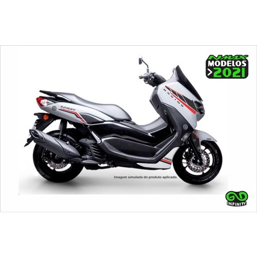 Kit Adesivos Yamaha Nmax 2021- Racing | Shopee Brasil