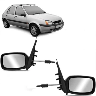 Retrovisor Fiesta 1996 1997 1998 1999 2000 2001 2002 2003 Preto com Controle