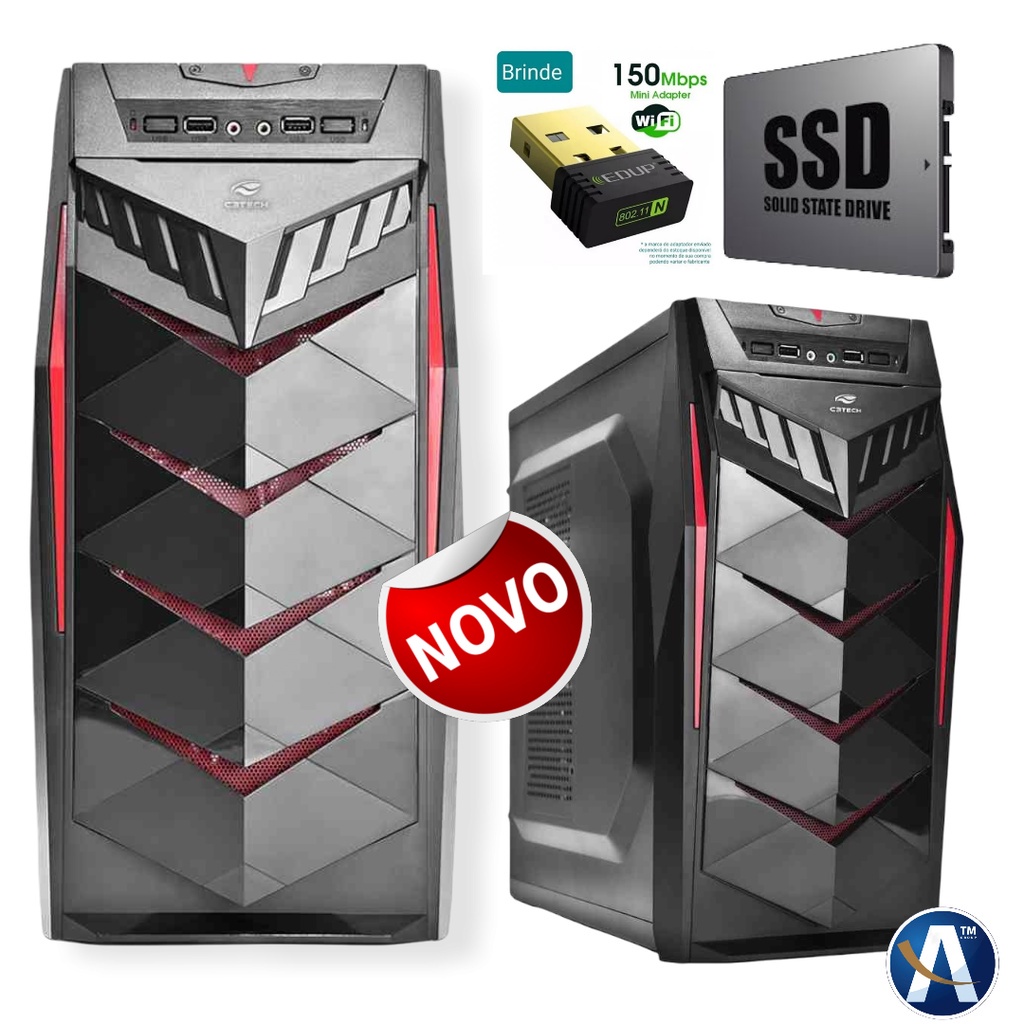 Pc Computador Desktop Core i7 2? Gen 4gb Ram Ssd 120gb Novo | Shopee Brasil