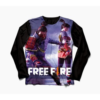 Camisa Camiseta Free Fire Gamer Esport Personalizada Infantil