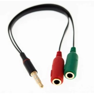 Cabo Adaptador P3/P2 Fone E Microfone Headset