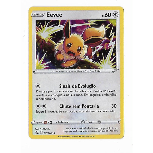 Adesivo Pokémon Eevee Evolução artesanal