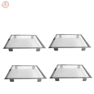 Grades para esfriar bolos quadrada com pés 40x40x03cm - 4 unidades