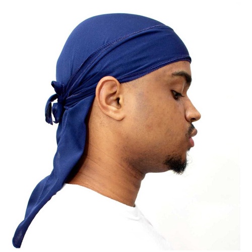 Bandana Touca Durag Branca E Plastic Bag 360 Waves Hip Hop