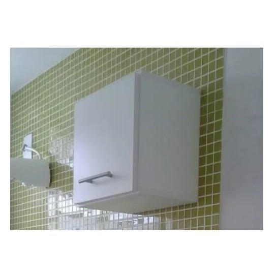 Armario Nicho Toalheiro Decorativo Mdf 30x30x15 Com Porta e fundo.