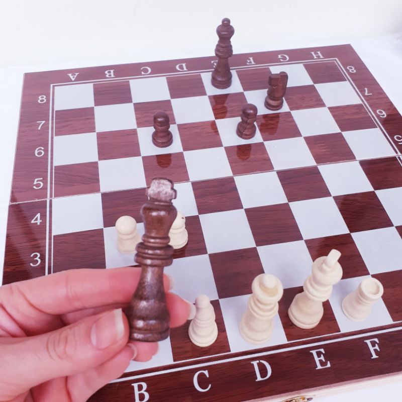 Jogo de xadrez e damas dobrável CB Games