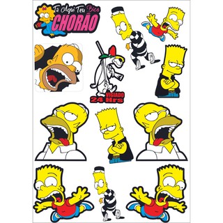 Adesivo Bart Simpson Grande Para Carro, Moto, Parede, Casa, Caderno em  Promoção na Americanas