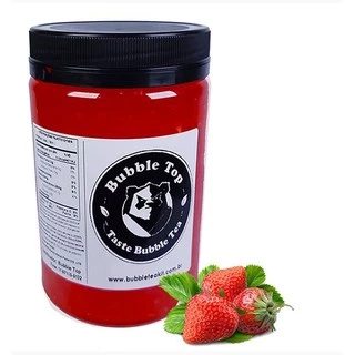 Bubble Tea - Bubble pears Sabor MORANGO - 1 kg ( POPPING )