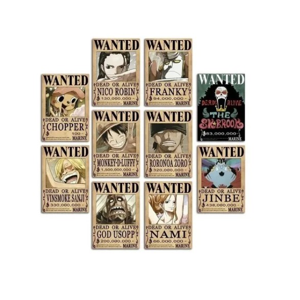 One Piece  Cartazes de procurados dos Chapéus de Palha são espalhados por  Nova York