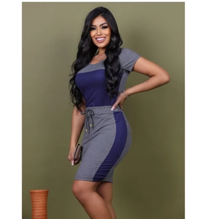Conjunto Saia Lapis e Blusa Feminina Moda Evangelica Elegante