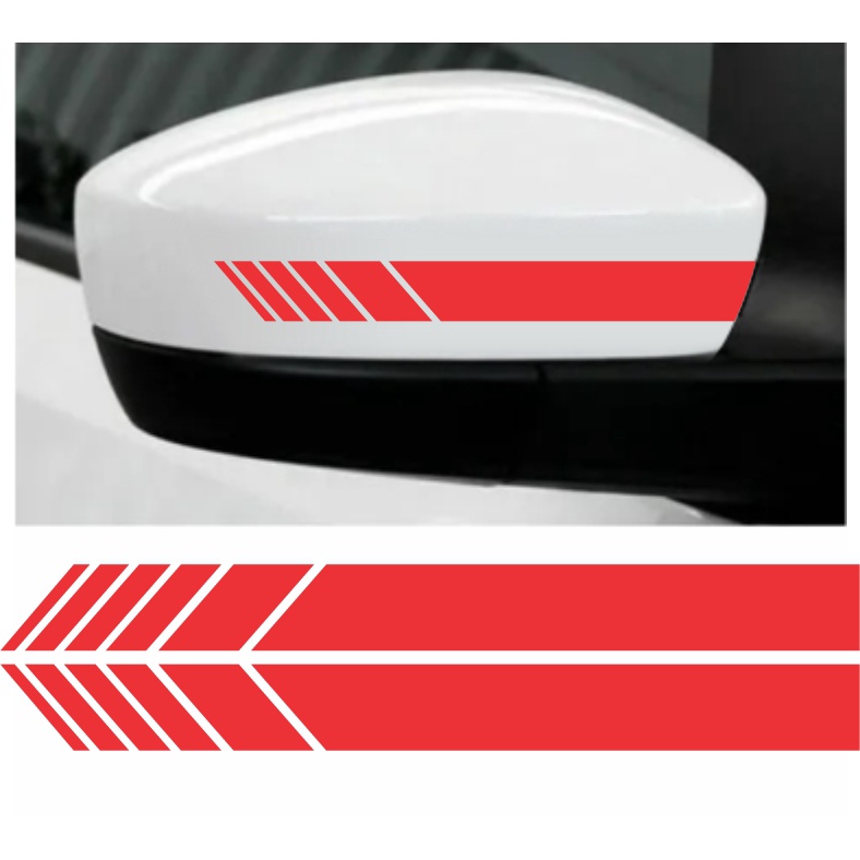 Adesivo Carro Universal Retrovisor Faixa Tuning