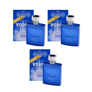 Kt Com 3 Vodka Diamonds Masculino 100ml