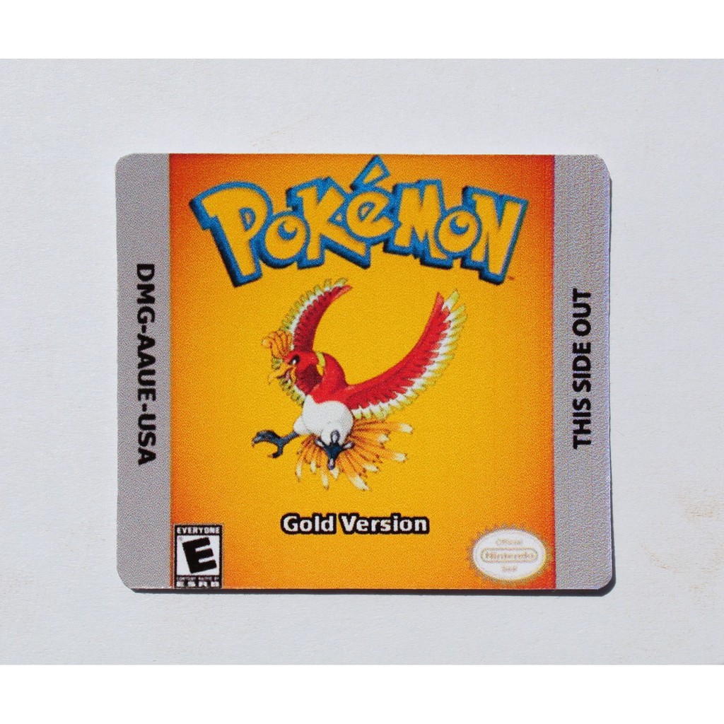 Pokémon Gold Version, Game Boy Color, Jogos