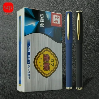 Caneta Preta Azul Neutra , Porta-Metálica Estilo Fosco , 0,7mm , Toque Pesado , Escrita Estável , De Assinatura Comercial Prescrição Diária , Pequeno Presente Inspirador3/6/12pcs